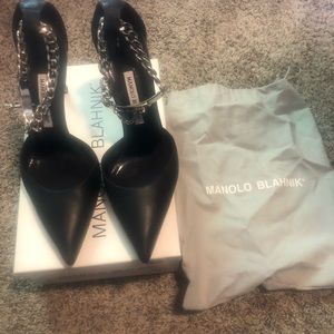 Manolo Blahnik black heels
